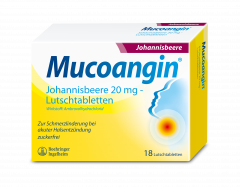 Mucoangin® Johannisbeere 20 mg - Lutschtabletten - 18 Stück