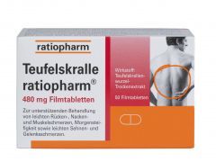 Teufelskralle ratiopharm® 480 mg Filmtabletten - 100 Stück