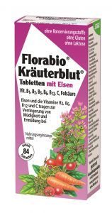 Florabio Kräuterblut-Tabletten - 84 Stück