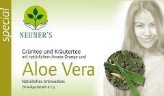 Grünteemischung mit Aloe Vera - 20 Stück